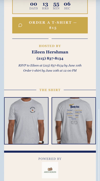 Custom Digital Invitation & RSVP Website